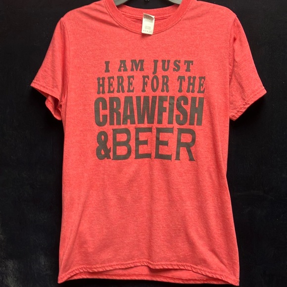 Crawfish and Beer Tee Shirt - Picture 1 of 4